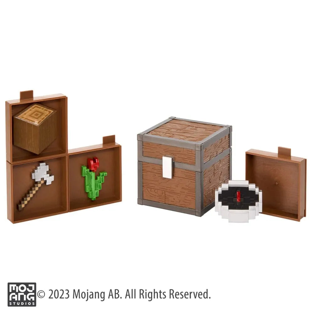 Minecraft Loot Chest Forest 10 cm - Smalltinytoystore