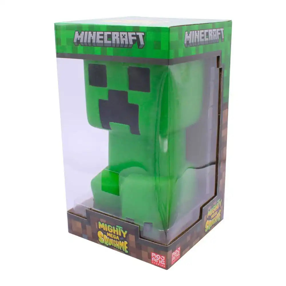 Minecraft Mighty Mega Squishme Anti-Stress-Figur Creeper 25 cm - Smalltinytoystore