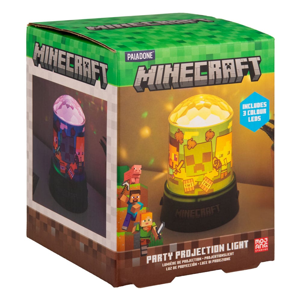 Minecraft Party Projektionsleuchte 13 cm - Smalltinytoystore