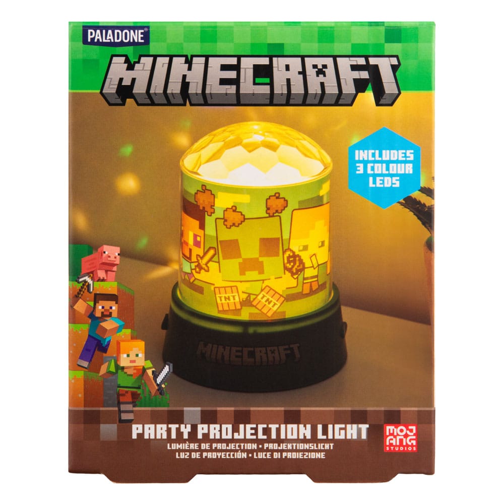 Minecraft Party Projektionsleuchte 13 cm - Smalltinytoystore