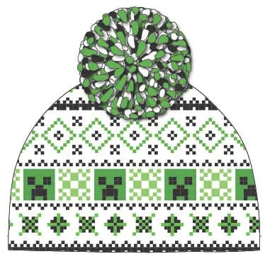 Minecraft Pom-Pom Beanie - Smalltinytoystore