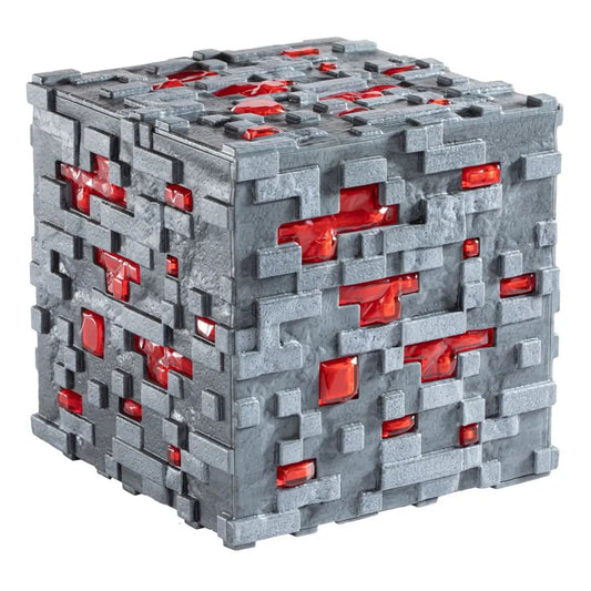 Minecraft Replik Illuminating Redstone Ore Cube 10 cm - Smalltinytoystore