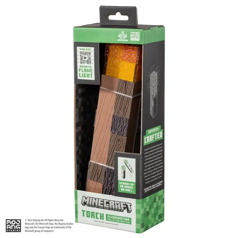 Minecraft Replik Illuminating Torch 25 cm - Smalltinytoystore