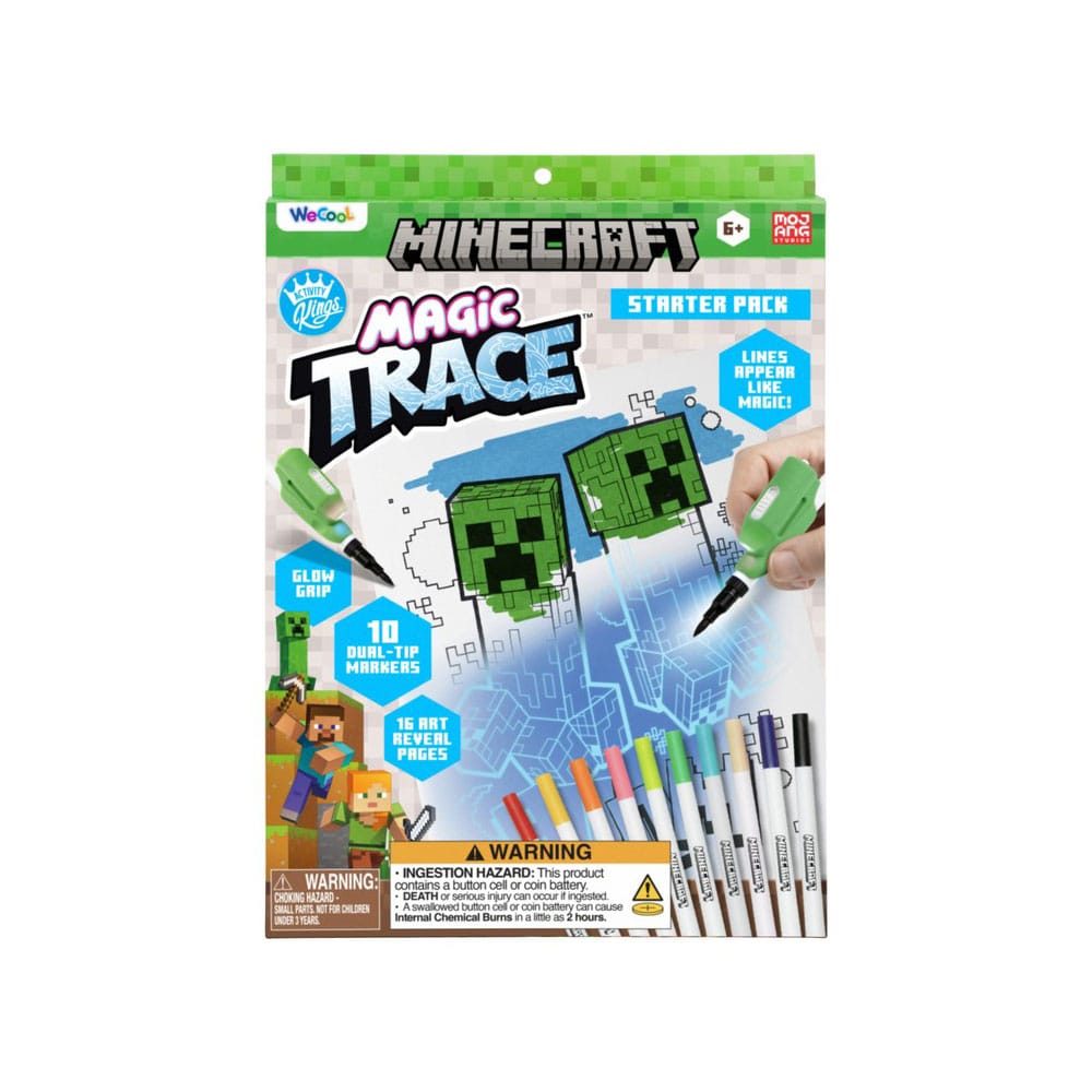 Minecraft Stifte mit unsichtbarer Tinte Magic Trace Starter pack and refills - Smalltinytoystore