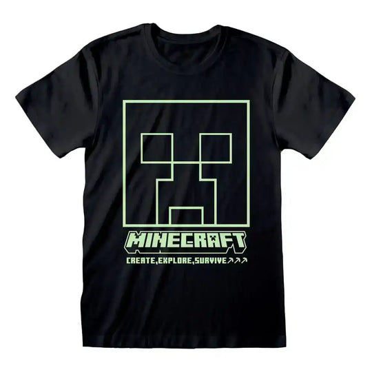 Minecraft T-Shirt Glow in the Dark Größe L - Smalltinytoystore