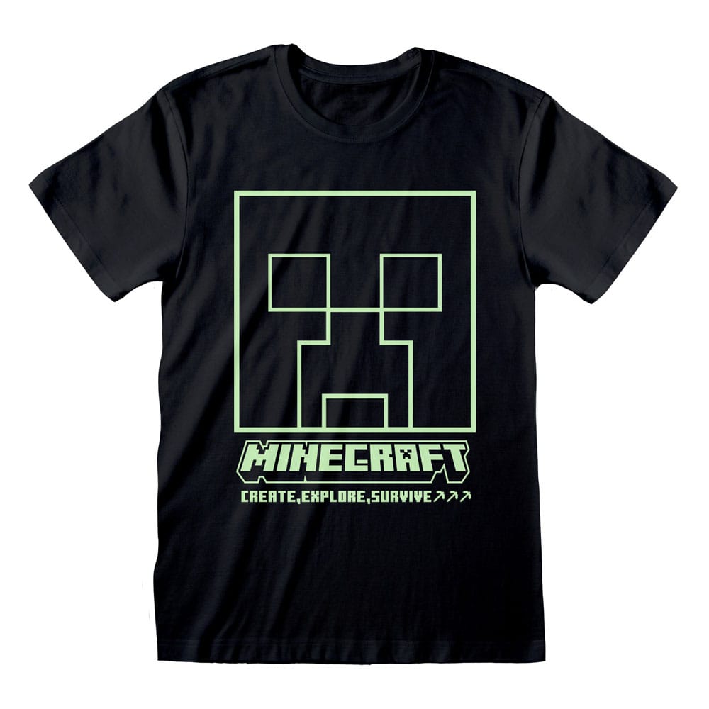 Minecraft T-Shirt Glow in the Dark Größe S - Smalltinytoystore