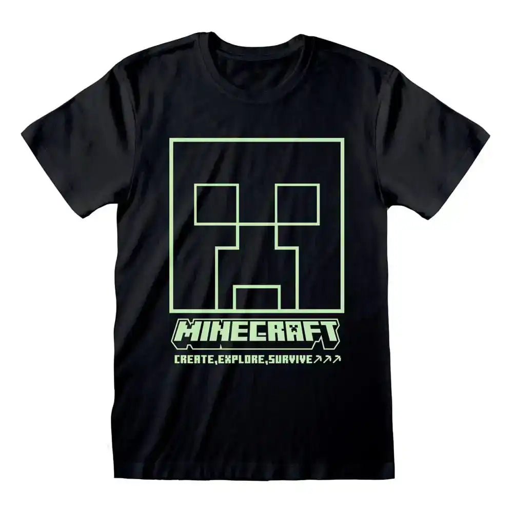 Minecraft T-Shirt Glow in the Dark Größe XL - Smalltinytoystore