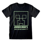 Minecraft T-Shirt Glow in the Dark Größe XL - Smalltinytoystore