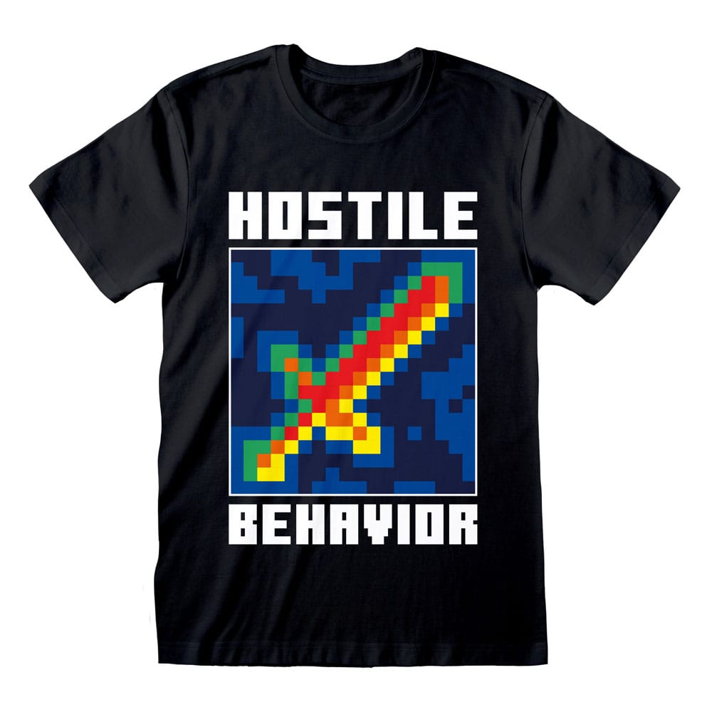 Minecraft T-Shirt Hostile Behavior Größe M - Smalltinytoystore