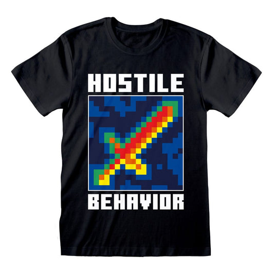 Minecraft T-Shirt Hostile Behavior Größe M - Smalltinytoystore
