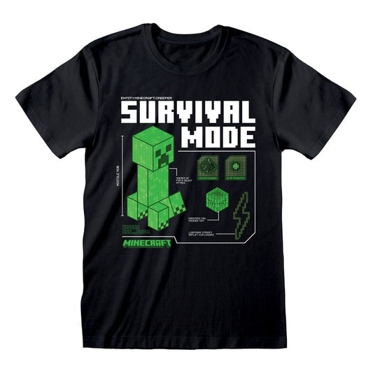 Minecraft T-Shirt Survival Größe M - Smalltinytoystore