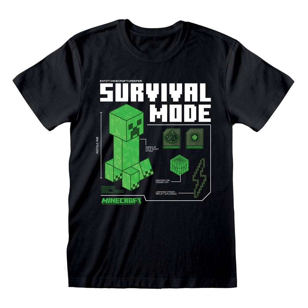 Minecraft T-Shirt Survival Größe XL - Smalltinytoystore