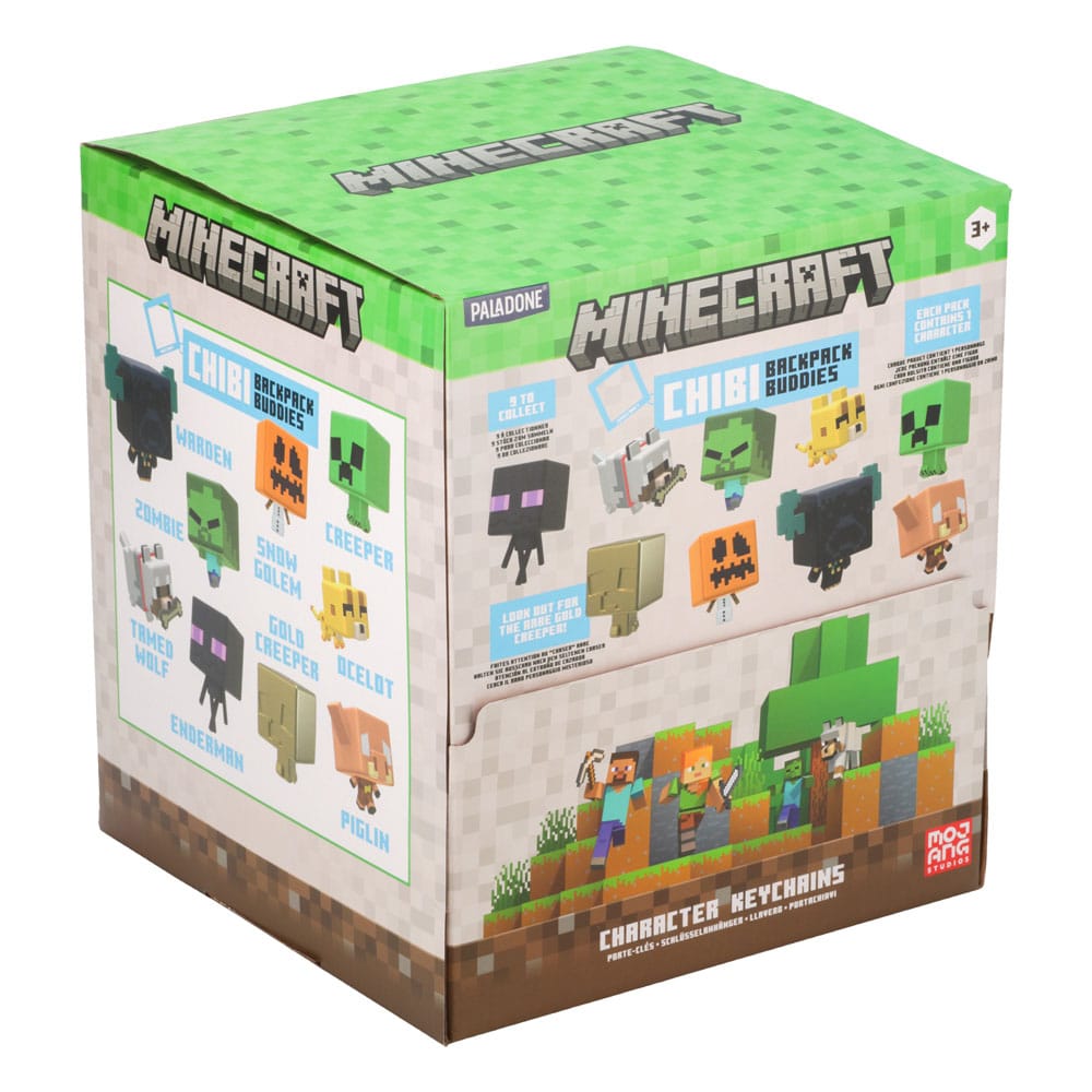 Minecraft Taschenanhänger Backpack Buddies Mystery Bags Series 3 Display (24) - Smalltinytoystore