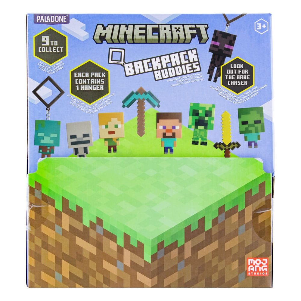 Minecraft Taschenanhänger Backpack Buddies Mystery Bags Series 4 Display (24) - Smalltinytoystore