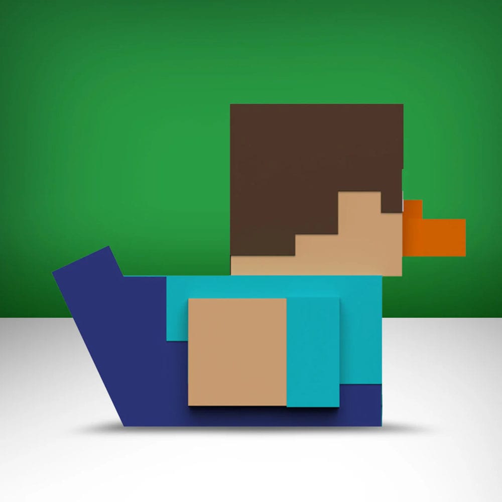 Minecraft Tubbz PVC Figur Steve 1st Edition 10 cm - Smalltinytoystore