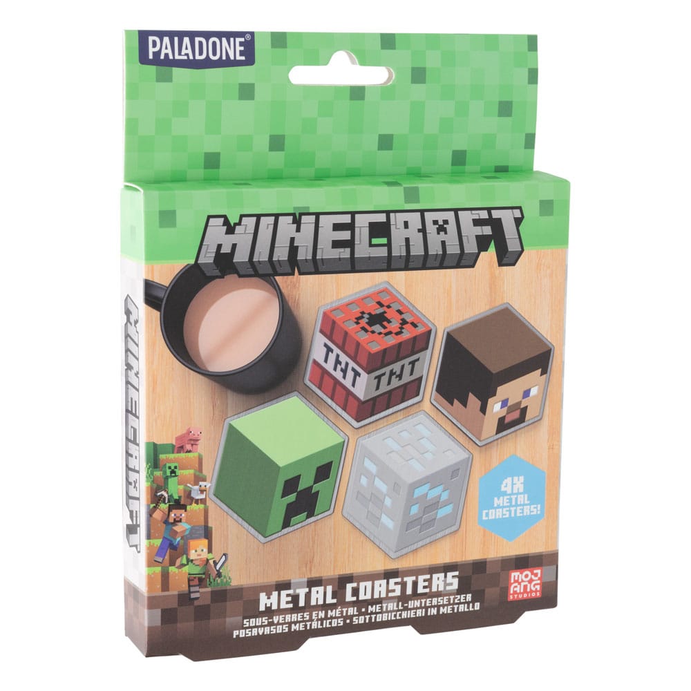 Minecraft Untersetzer 4er-Pack - Smalltinytoystore