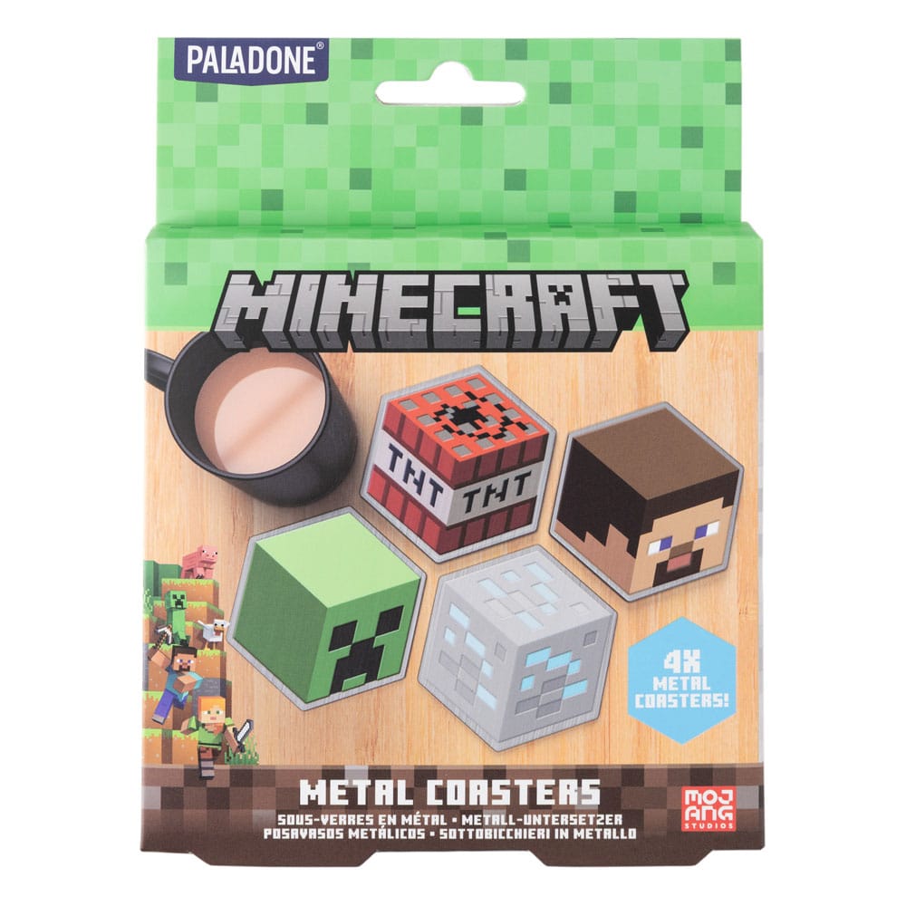 Minecraft Untersetzer 4er-Pack - Smalltinytoystore