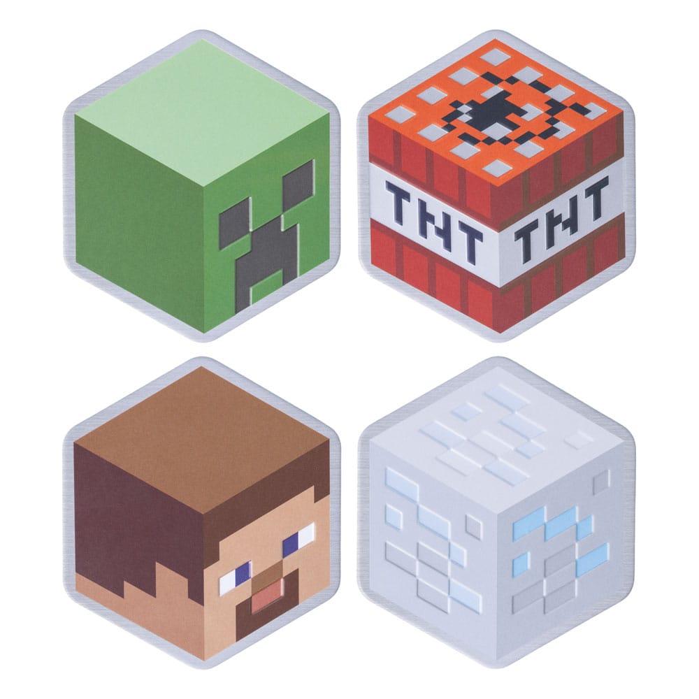 Minecraft Untersetzer 4er-Pack - Smalltinytoystore