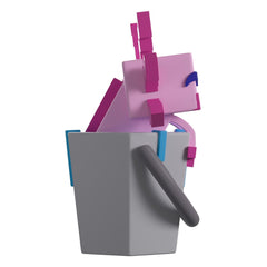 Minecraft Vinyl Figur Axolotl 10 cm - Smalltinytoystore