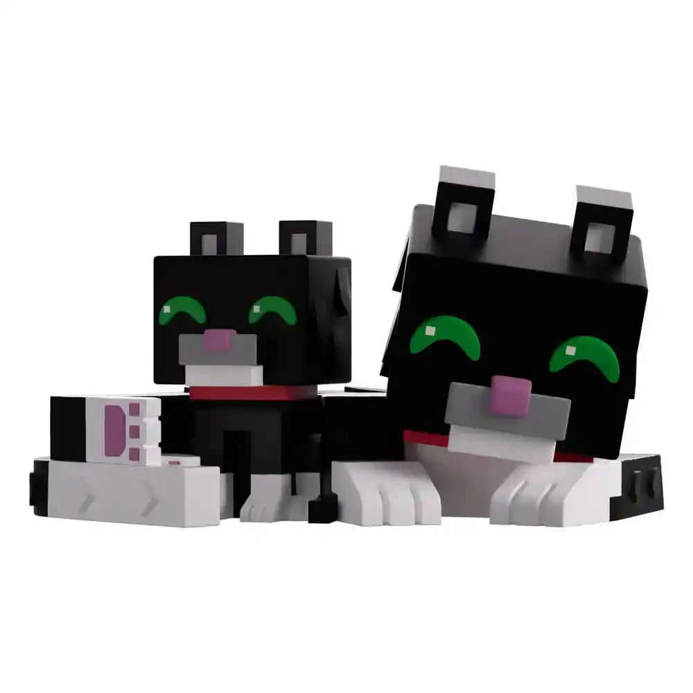 Minecraft Vinyl Figur Tuxedo Cat 6 cm - Smalltinytoystore