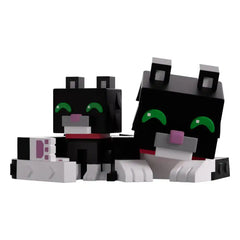 Minecraft Vinyl Figur Tuxedo Cat 6 cm - Smalltinytoystore