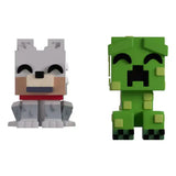 Minecraft Vinyl Figuren Wolf and Creeper Monitor Buddiez - Smalltinytoystore