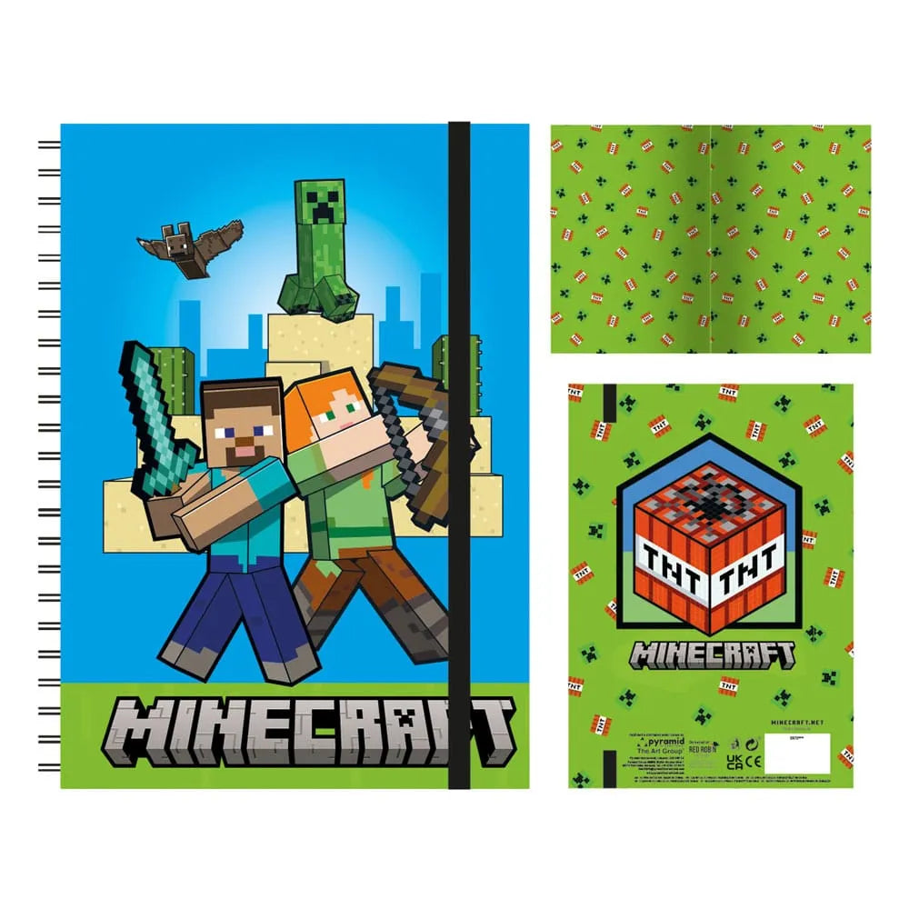 Minecraft Wiro Notizbuch A5 - Smalltinytoystore