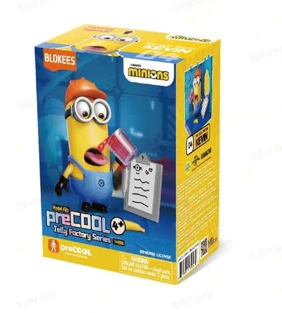 Minions Blokees PreCool Jelly Factory Series 1 Plastic Model Kit 04 Kevin the Jelly Taster - Smalltinytoystore