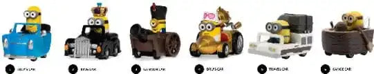 Minions Zoom Hero Rückzug-Fahrzeuge mit Figuren Blind Box Display (12)