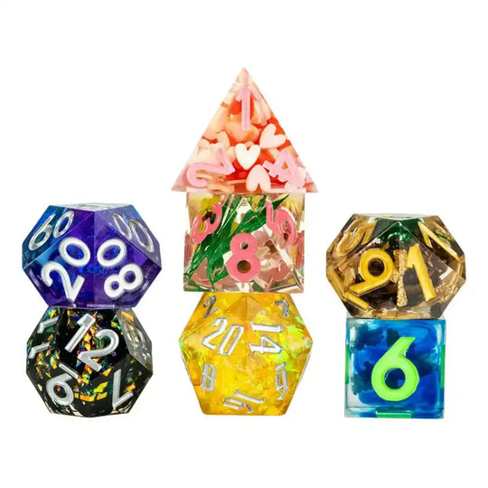 Misfit Adopt a Misfit Würfel Set Blind Box Sharp Edge Dice Sortiment (12)