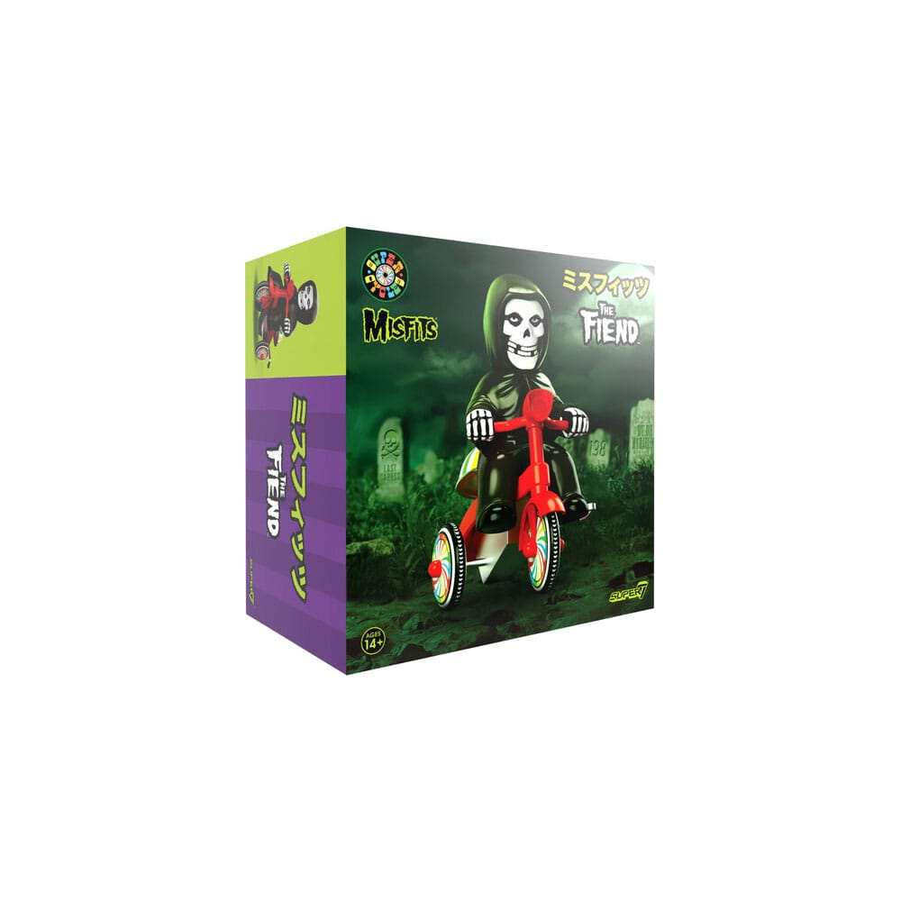 Misfits Super Cycles Actionfigur Fiend (Black with Red Trike) 13 cm - Smalltinytoystore