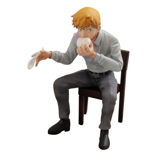 Mob Psycho 100 III x Bunbougu Cafe 2022 PVC Statue Arataka Reigen 14 cm - Smalltinytoystore