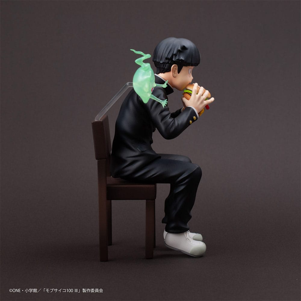 Mob Psycho 100 III x Bunbougu Cafe 2022 PVC Statue Shigeo Kageyama & Ekubo 13 cm - Smalltinytoystore