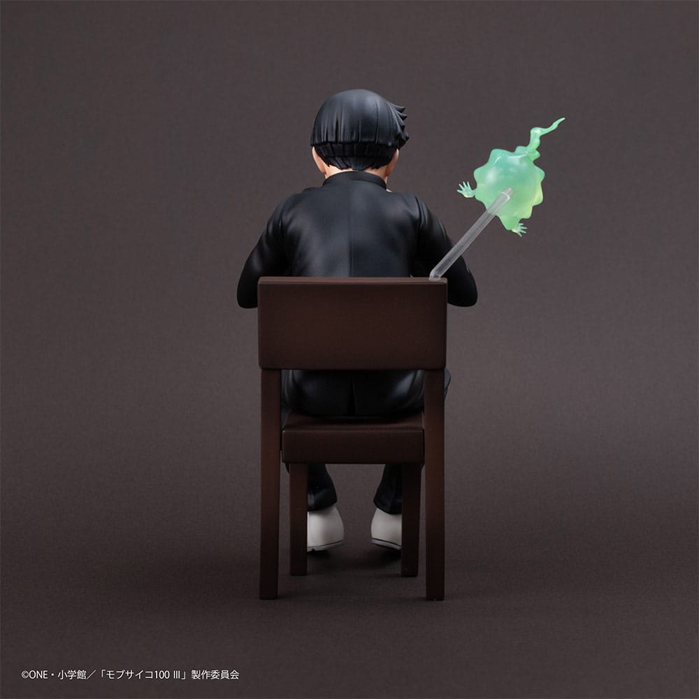 Mob Psycho 100 III x Bunbougu Cafe 2022 PVC Statue Shigeo Kageyama & Ekubo 13 cm - Smalltinytoystore