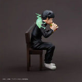Mob Psycho 100 III x Bunbougu Cafe 2022 PVC Statue Shigeo Kageyama & Ekubo 13 cm - Smalltinytoystore