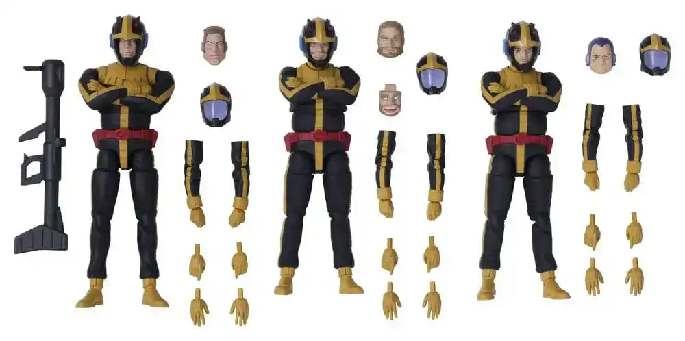 Mobile Suit Gundam G.M.G. Collection 3er-Set Actionfiguren Principality of Zeon Jet Stream Attack 10 cm (with gift)