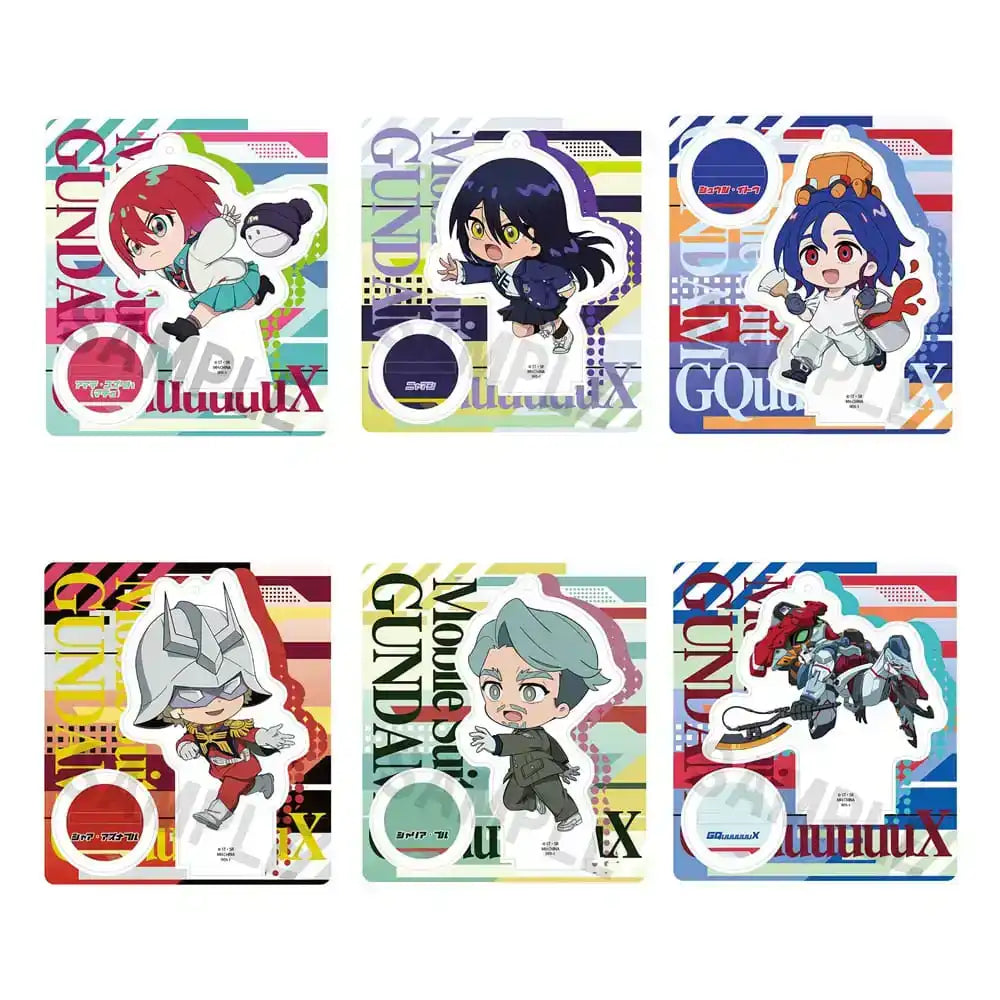 Mobile Suit Gundam GQuuuuuuX Acryl Figuren 9 cm Display (6) - Smalltinytoystore
