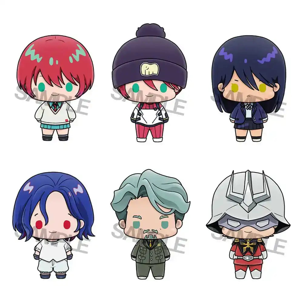 Mobile Suit Gundam GQuuuuuuX Chokorin Mascot Series Sammelfiguren 5 cm Sortiment (6) - Smalltinytoystore