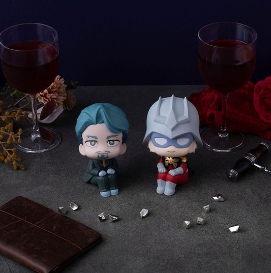 Mobile Suit Gundam GQuuuuuuX Look Up PVC Statue Challia Bull & Char Aznable (with gift) 11 cm - Smalltinytoystore