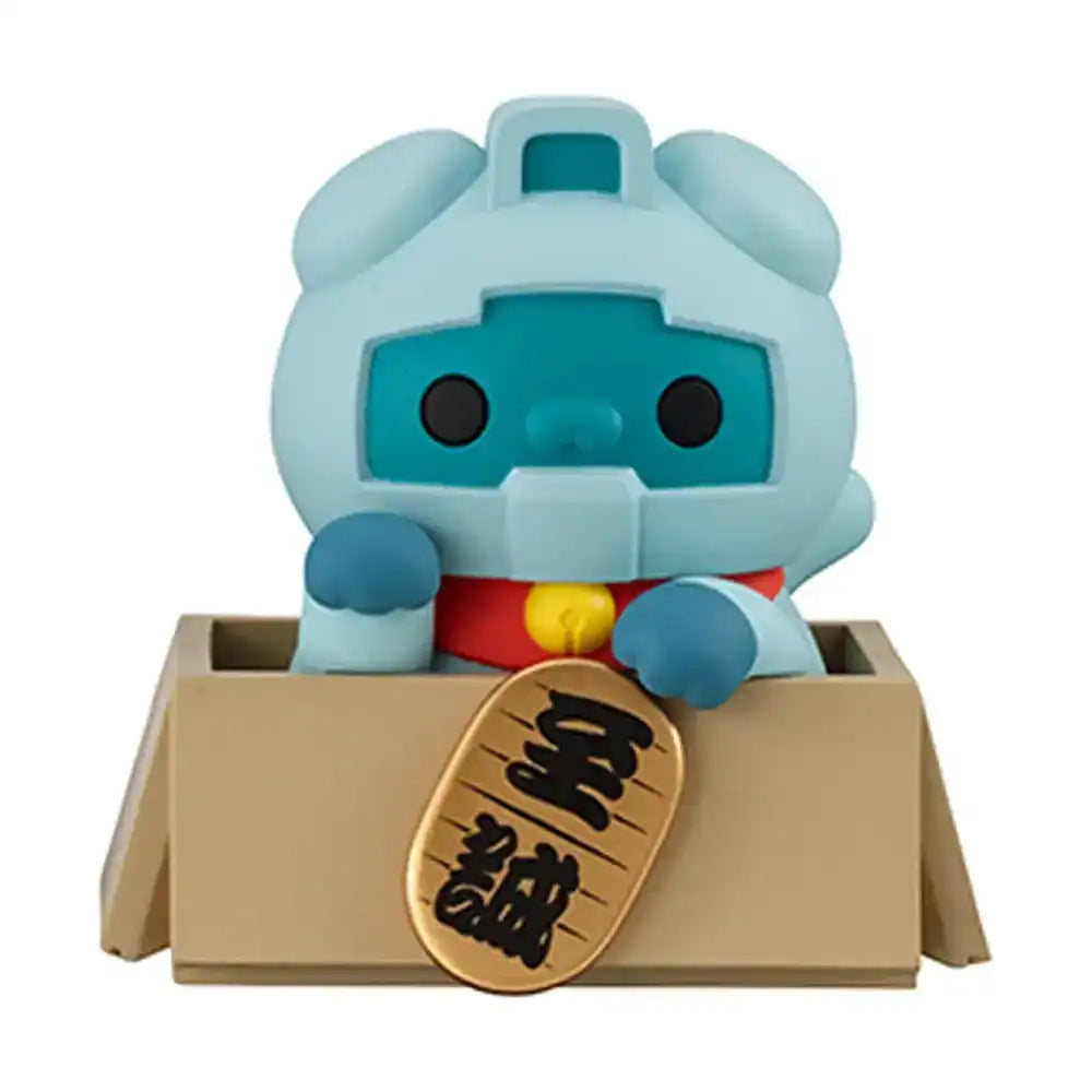 Mobile Suit Gundam Mega Cat Project Sammelfiguren Cats Luckycat 6 cm Blind Box Sortiment (6) (with gift)