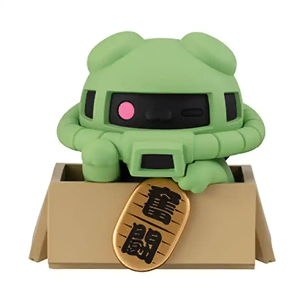 Mobile Suit Gundam Mega Cat Project Sammelfiguren Cats Luckycat 6 cm Blind Box Sortiment (6) (with gift)