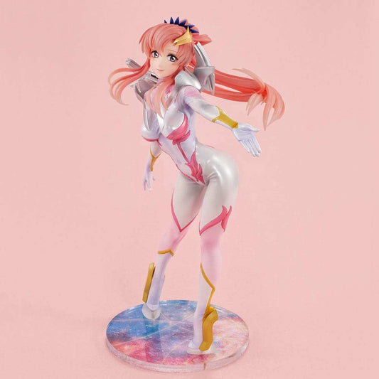 Mobile Suit Gundam Seed Freedom GGG Statue Lacus Clyne Pilot Suit Ver. 22 cm - Smalltinytoystore