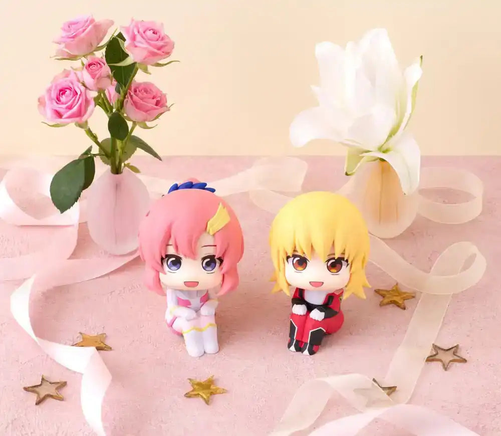 Mobile Suit Gundam Seed Freedom Look Up PVC Statue Lacus Clyne & Cagalli Yula Athha (with gift) 11 cm - Smalltinytoystore