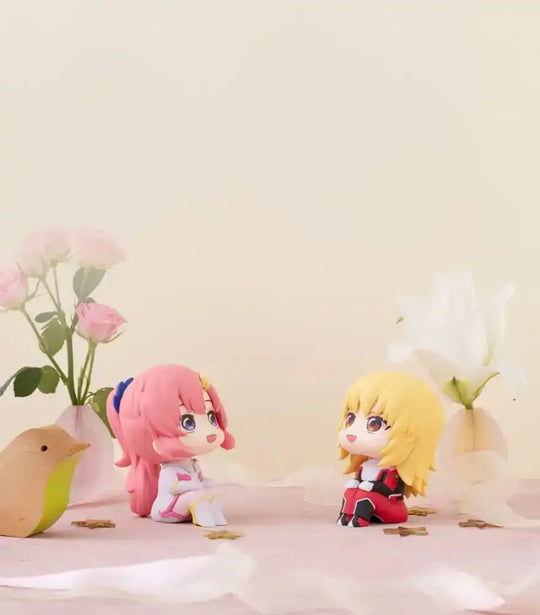 Mobile Suit Gundam Seed Freedom Look Up PVC Statue Lacus Clyne & Cagalli Yula Athha (with gift) 11 cm - Smalltinytoystore