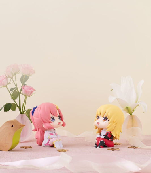 Mobile Suit Gundam Seed Freedom Look Up PVC Statue Lacus Clyne & Cagalli Yula Athha (with gift) 11 cm - Smalltinytoystore