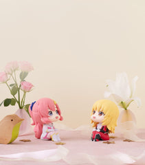 Mobile Suit Gundam Seed Freedom Look Up PVC Statue Lacus Clyne & Cagalli Yula Athha (with gift) 11 cm - Smalltinytoystore