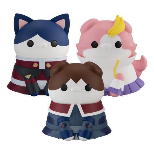 Mobile Suit Gundam SEED Mega Cat Project Nyanto! The Big Cat Nyandam SEED Series Sammelfiguren Set 10 cm (with gift) - Smalltinytoystore