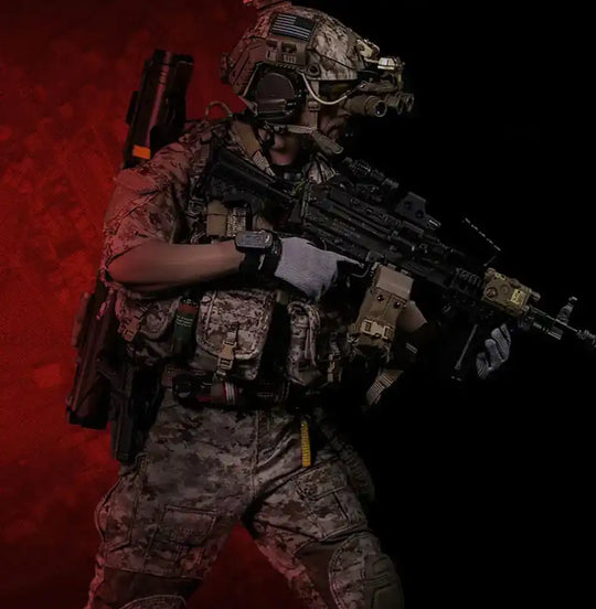Modern Military Actionfigur 1/6 Geronimo Devgru - MK46 MOD1 Gunner (Operation Neptune Spear) 30 cm - Smalltinytoystore