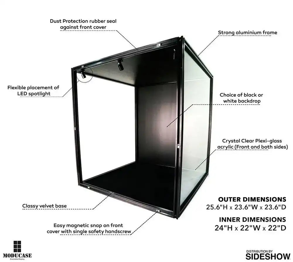 Moducase Acryl Display Case mit Beleuchtung DF60 - Smalltinytoystore