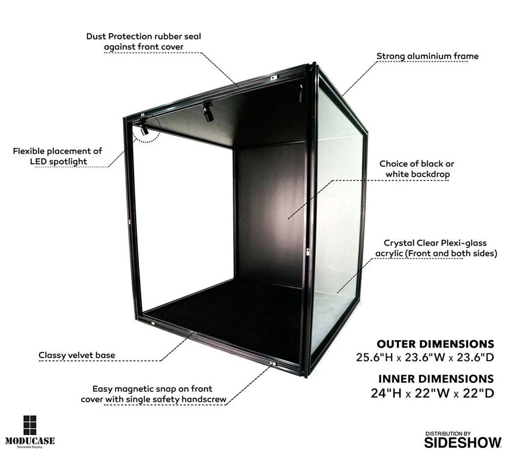 Moducase Acryl Display Case mit Beleuchtung DF60 - Smalltinytoystore